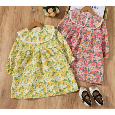 PAKET DRESS GIRLS FRESH FLOWER 12PCS (PRE ORDER)